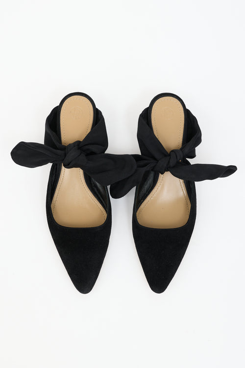 The Row Suede Coco Mule