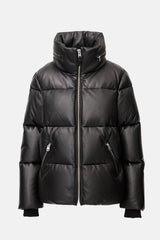Mackage Leather Puffer Jacket