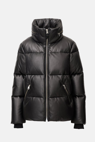 Mackage Leather Puffer Jacket