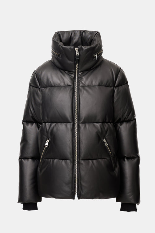 Mackage Leather Puffer Jacket