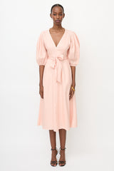 Zimmermann Linen Belted Dress