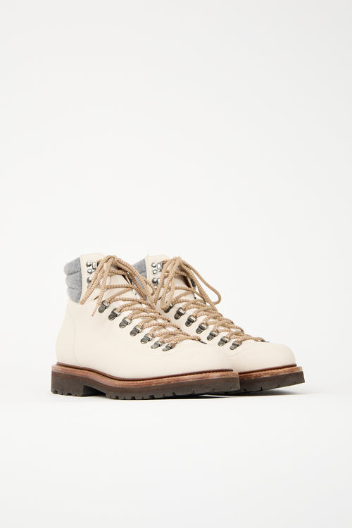 Brunello Cucinelli Leather Mountain Boot
