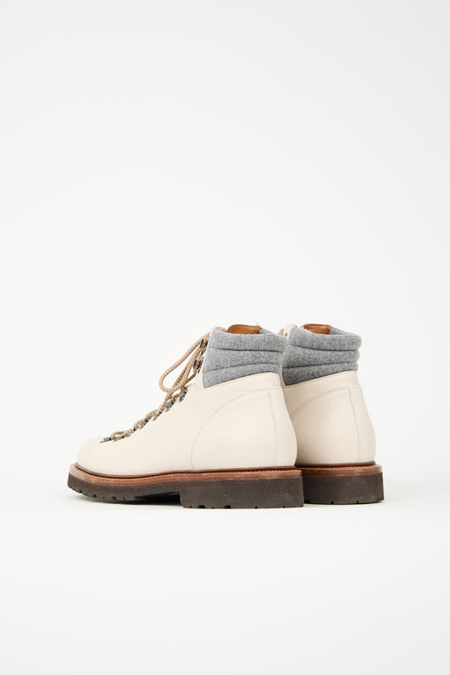 Brunello Cucinelli Leather Mountain Boot