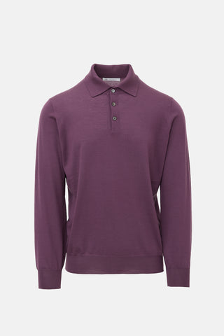 Brunello Cucinelli Wool & Cashmere Polo Shirt