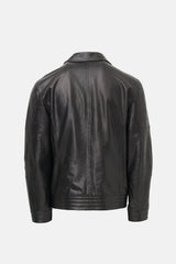 Brunello Cucinelli Leather Biker Jacket
