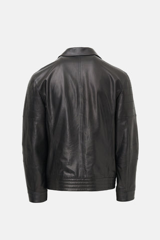 Brunello Cucinelli Leather Biker Jacket