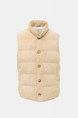 Brunello Cucinelli Suede Down Puffer Vest