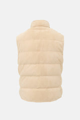 Brunello Cucinelli Suede Down Puffer Vest