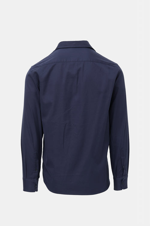 Brunello Cucinelli Gabardine Easy Fit Shirt