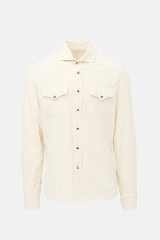 Brunello Cucinelli Corduroy Leisure Fit Shirt