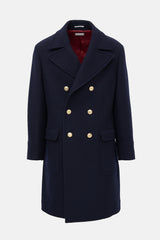 Brunello Cucinelli Wool Double Breasted Coat