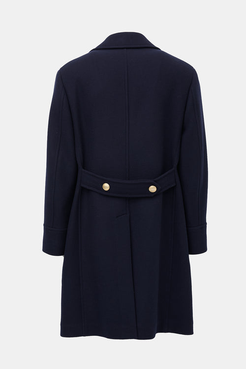 Brunello Cucinelli Wool Double Breasted Coat