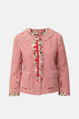 Dolce & Gabbana Patterned & Ruffled Jacket