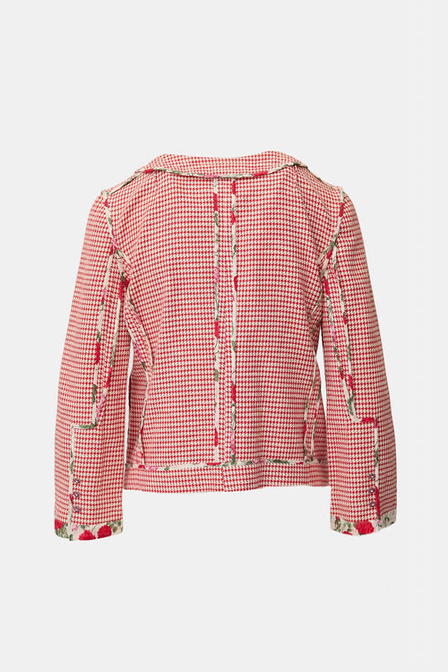 Dolce & Gabbana Patterned & Ruffled Jacket