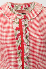 Dolce & Gabbana Patterned & Ruffled Jacket