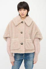 Max Mara Teddy Newterzo Cape Jacket