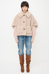 Max Mara Teddy Newterzo Cape Jacket