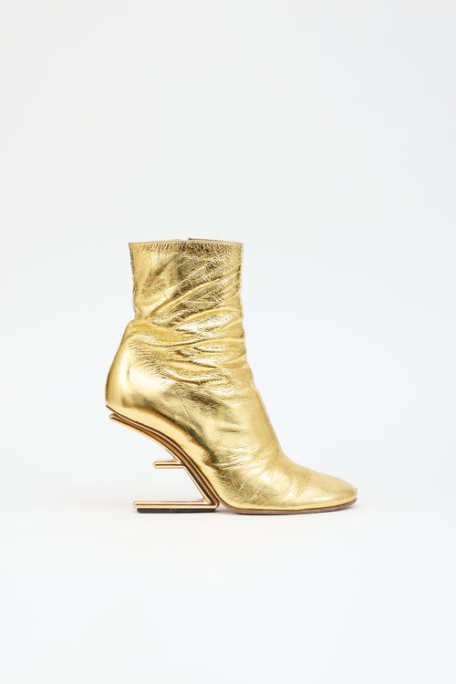 Fendi Leather First Boot