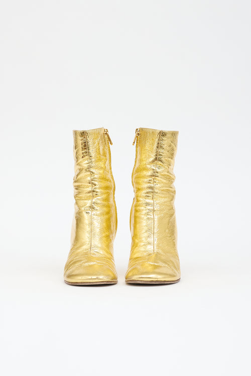 Fendi Leather First Boot