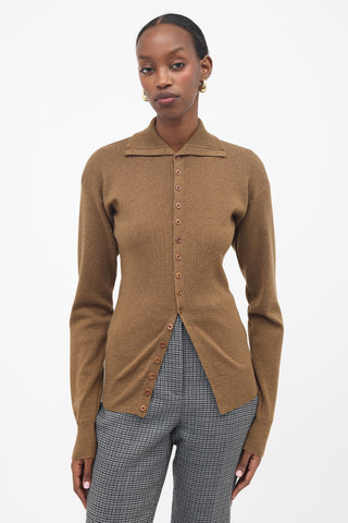 Lemaire Wool Jersey Cardigan
