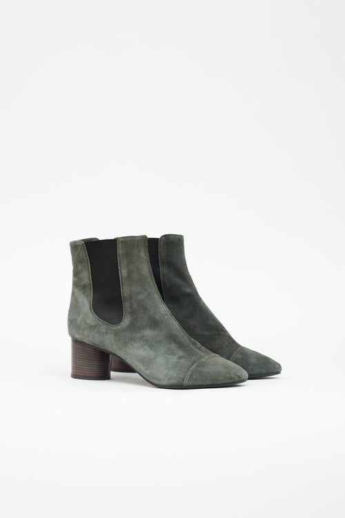 Isabel Marant Suede Chelsea  Boot