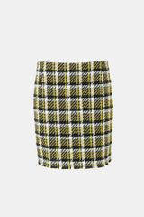 Akris Tweed Mini Skirt