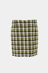 Akris Tweed Mini Skirt