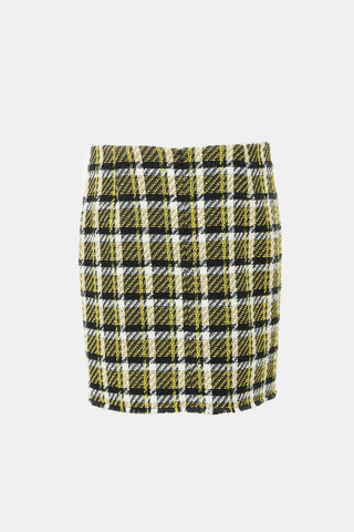 Akris Tweed Mini Skirt