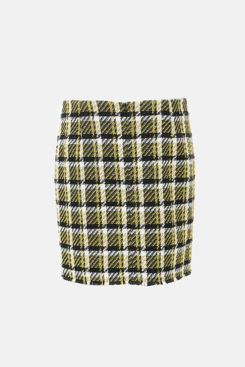 Akris Tweed Mini Skirt