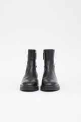 Gucci Leather Edith GG Boot