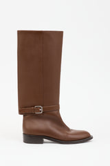 Burberry Leather Riding Boot