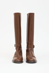 Burberry Leather Riding Boot