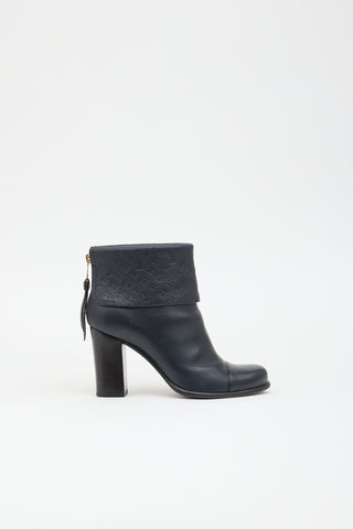 Louis Vuitton Leather Monogram Empreinte Boot