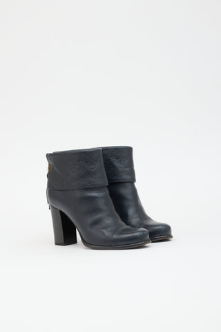 Louis Vuitton Leather Monogram Empreinte Boot