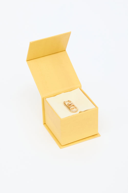 Fendi Single O'Lock FF Earring