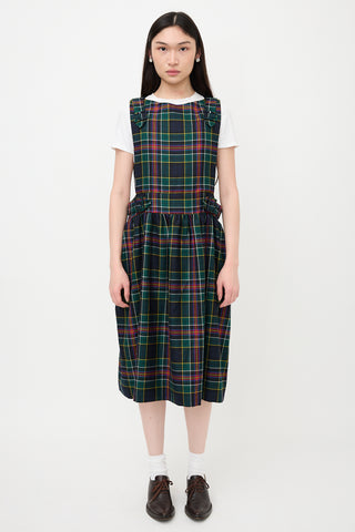 Shrimps Wool Tartan Rowan Dress