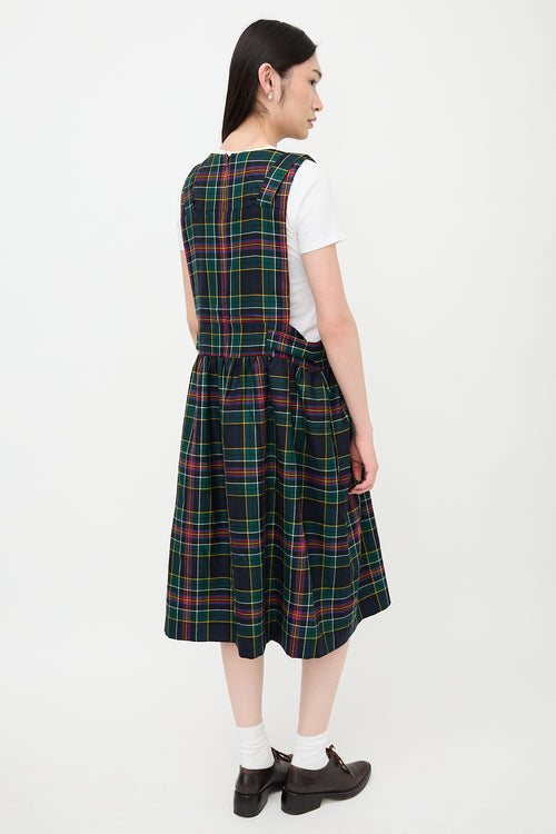 Shrimps Wool Tartan Rowan Dress