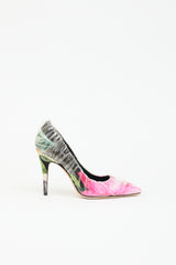Jimmy Choo X Off-White PVC Floral Pump