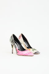 Jimmy Choo X Off-White PVC Floral Pump