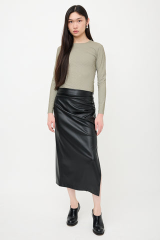 Marine Serre White Line Reflective Top