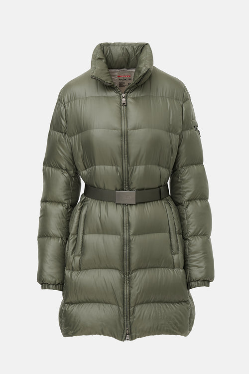 Prada Sport 2012 Down Belted Coat