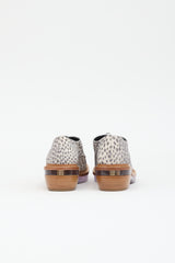 Simone Rocha Suede Printed Oxford
