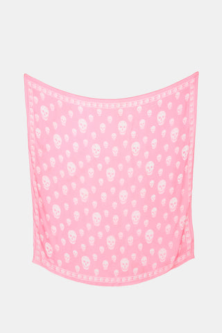 McQueen Sheer Skull Scarf
