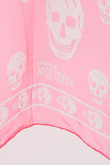 McQueen Sheer Skull Scarf