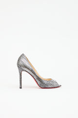 Christian Louboutin Leather Embossed Pump