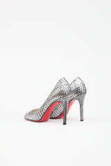 Christian Louboutin Leather Embossed Pump