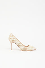 Manolo Blahnik Woven BB Pump