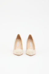 Manolo Blahnik Woven BB Pump