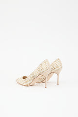 Manolo Blahnik Woven BB Pump