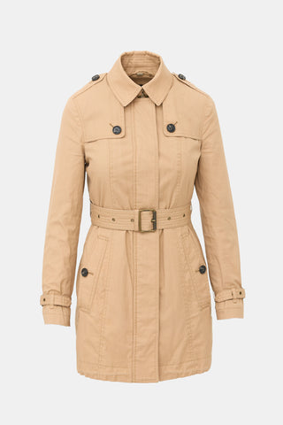Burberry Brit Zip Trench Coat